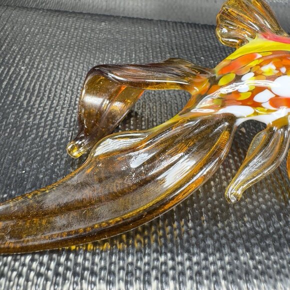 Hand Blown Russian Art Glass Fish Figurine Delicate Figure Hand Made In Russia - Picture 6 of 14